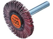 TRUSCO/セラミックフラップホイール 軸径6mm #120 外径40×幅5×軸長40 5個入 TCF4005-CE-120