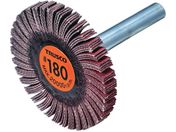 TRUSCO/セラミックフラップホイール 軸径6mm #180 外径40×幅5×軸長40 5個入 TCF4005-CE-180