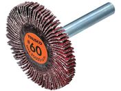TRUSCO/セラミックフラップホイール 軸径6mm #60 外径40×幅5×軸長40 5個入 TCF4005-CE-60