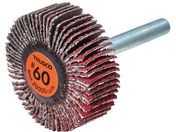 TRUSCO/セラミックフラップホイール 軸径6mm #60 外径40×幅15×軸長40 5個入 TCF4015-CE-60