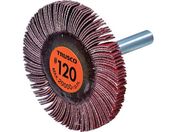 TRUSCO/セラミックフラップホイール 軸径6mm #120 外径50×幅5×軸長40 5個入 TCF5005-CE-120