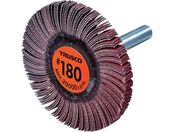 TRUSCO/セラミックフラップホイール 軸径6mm #180 外径50×幅5×軸長40 5個入 TCF5005-CE-180