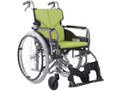 カワムラサイクル/車いす 背折れ モダン Aスタイル 若葉色/KMD-A22-40-M