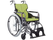 カワムラサイクル/車いす 背折れ モダン Aスタイル 若葉色/KMD-A22-42-M