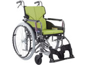 カワムラサイクル/車いす 背折れ モダン Aスタイル 若葉色/KMD-A22-42-H