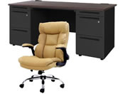 Netforce/�f�X�N�`�F�A�Z�b�g ����3�i W1600 �����f�X�N+�`�F�A ���~�L������/LRD167BKDBRCA33