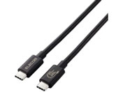 エレコム/Type-Cケーブル 1m PD USB4 ブラック/USB4-V2CCE10NBK