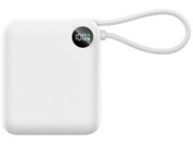 LAZOS �R���p�N�g���o�C���o�b�e���[ 10000mAh PD�Ή� �z���C�g L-MC-1