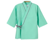 ナガイレーベン/検診衣 じんべい型 S グリーン/FK-1461