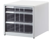 ナカバヤシ/アバンテV2レターケース 浅型1段+深型2段 書類保管庫 23-5610-05 AL-C3(A4・タテ)