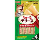 いなばペットフード/ちゅーるテリーヌ 中型犬用 とりささみ&ビーフ 30g×4P