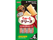 いなばペットフード/ちゅーるテリーヌ 大型犬用 とりささみ&ビーフ 54g×4P