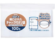 �W���p�b�N�X/�J���σ`���b�N�t�|���� ���� 0.04mm�� 120�~170mm 100��/AGF4