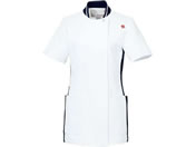 ルコック/レディースジャケット 4L ホワイト×ネイビー/UQW1035N-5