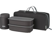�T�[���X/THERMOS�^��f�M�X�[�v�����`�Z�b�g 1.0L �u���b�N�O���[/JEH-1000 BKGY