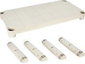 TRUSCO/プラ棚用 棚板セット 棚板間隔高さ372mm用脚4本付
