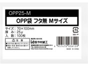 �������H/OPP�� �V�[���Ȃ� M�T�C�Y 0.025mm�� ���� 100��/OPP25-M
