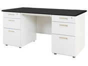 Netforce/�i�b�c ������ 3+3�i ��1400mm �z���C�g�~�u���b�N/LRD-147-WHBK33