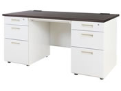 Netforce/�i�b�c ������ 3+3�i ��1400mm �z���C�g�~�_�[�N�u���E��/LRD-147-WHDBR33