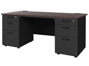 Netforce/�i�b�c ������ 3+3�i ��1600mm �u���b�N�~�_�[�N�u���E��/LRD-167B-BDBR33