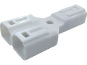 TRUSCO/防水コネクタ Y字分岐タイプ 10個入 白 P-CE01A5-02NA