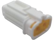 TRUSCO/防水コネクタ ソケットハウジング 2芯 中継・基板用 10個入 被覆外径φ1.7〜2.3 白 P-CE01A6-02N0-01