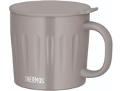 サーモス/真空断熱マグカップ 450mL 保温 保冷 フタ付き ステンレス グレージュ/JTA-450 GG