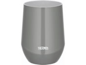 サーモス/真空断熱カップ 400mL 保温 保冷 内面セラミック ダークグレー/JTE-400 DGY