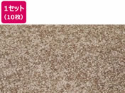 萩原/タイルカーペット スクエア 2402 500×500 10mm厚 アッシュ 10枚