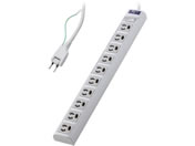 エレコム/雷ガードタップ 3ピン10個口 2m/T-T05-31020LGRS