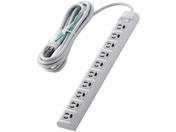 エレコム/雷ガードタップ 3ピン10個口 スイッチ付 5m/T-Y135DA