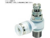 PISCO/スロットルバルブ エルボ PPタイプ PJNC8-02