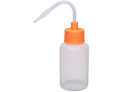 安元化成/カラーキャップ付洗浄瓶(細口)細口 洗瓶 23-5021-0002 オレンジイエロー 100ML(12ホンイリ)