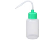 安元化成/カラーキャップ付洗浄瓶(細口)細口 洗瓶 23-5021-0005 ライトグリーン 100ML(12ホンイリ)