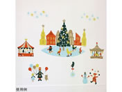 �T���R�[�}�[�N�H��/�G�߂̃E�H�[���X�e�b�J�[ �傫�ȃN���X�}�X�}�[�P�b�g/8-346-10