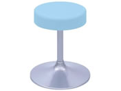 高田ベッド/A型クランケチェアー φ360mm H350 スカイブルー/TB-1562-01