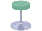 高田ベッド/A型クランケチェアー φ360mm H350 ライトグリーン/TB-1562-01