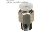 PISCO/チューブフィッティングPP ストレート ネジ部材質:SUS304 PPC6-02SUS