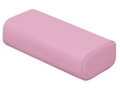 高田ベッド/かどまるマクラ 診察枕 23-5276-0007 ビニルレザーピンク 高田ベッド製作所 TB-77C-66(H9CM)