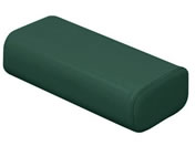 高田ベッド/かどまるマクラ 診察枕 23-5276-0015 ビニルレザーメディグリーン 高田ベッド製作所 TB-77C-66(H9CM)