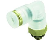 PISCO/チューブフィッティング エルボ PPタイプ チューブ4 接続口径M5×0.8 SUS PPL4-M5SUS