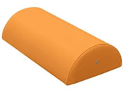 高田ベッド/カラー診察用半円マクラ 特大 オレンジ/TB-77C-04