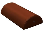 高田ベッド/カラー診察用半円マクラ 特大 ライトブラウン/TB-77C-04