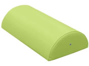 高田ベッド/カラー診察用半円マクラ 特大 ライムグリーン/TB-77C-04