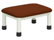 高田ベッド/足踏み台(ミニステップ)足置き台 23-2769-0017 ビニルレザーライトブラウン TB-276