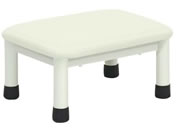 高田ベッド/足踏み台(ミニステップ)足置き台 23-2769-0101 ビニルレザー白 高田ベッド製作所 TB-276(40X30X30CM)