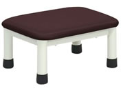 高田ベッド/足踏み台(ミニステップ)足置き台 23-2769-0104 ビニルレザー茶 高田ベッド製作所 TB-276(40X30X30CM)