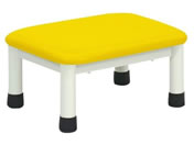 高田ベッド/足踏み台(ミニステップ)足置き台 23-2769-0108 ビニルレザーイエロー 高田ベッド製作所 TB-276(40X30X30CM)