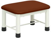 高田ベッド/足踏み台(ミニステップ)足置き台 23-2769-0217 ビニルレザーライトブラウン TB-276