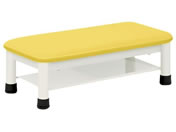 高田ベッド/足踏み台 60×30×20cm イエロー/TB-53